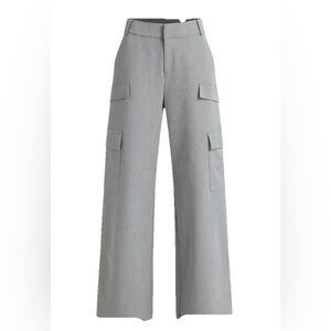 NWT Scoop Wide Leg Utility Trouser Heather Gray 10